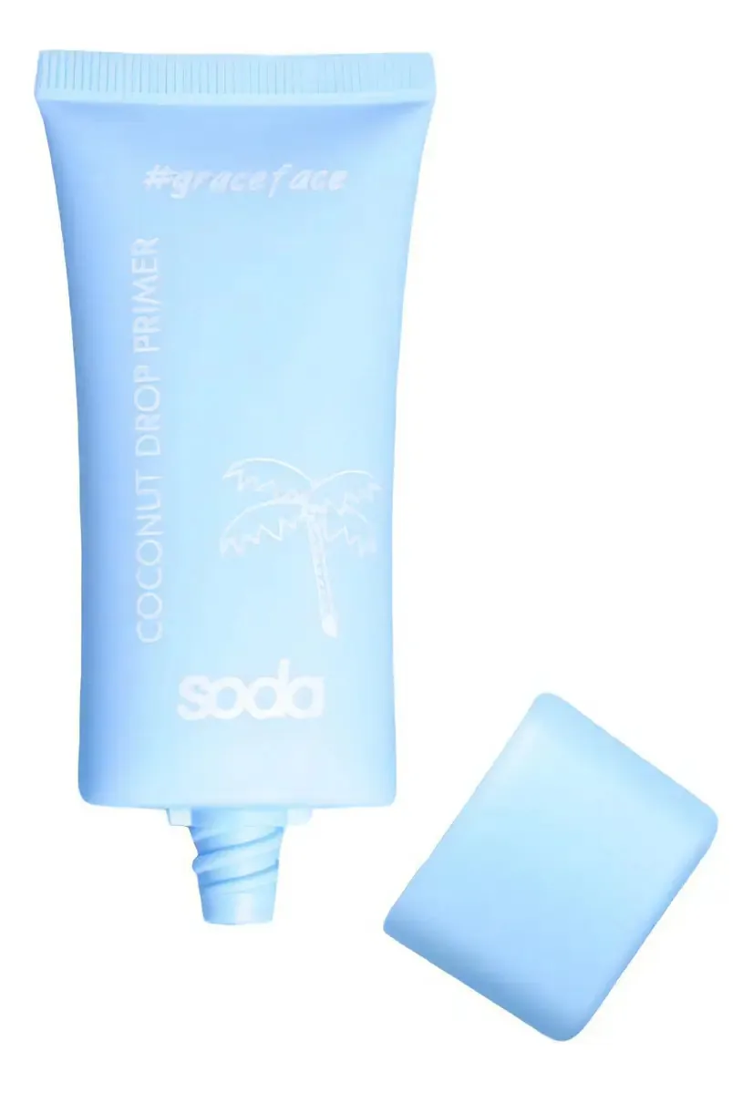 Primers de maquiagem com refrigerante