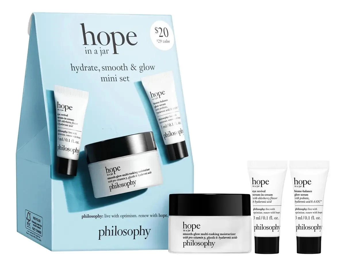 Philosophy Hope - Kit de 3 Peças para Cuidados com a Pele