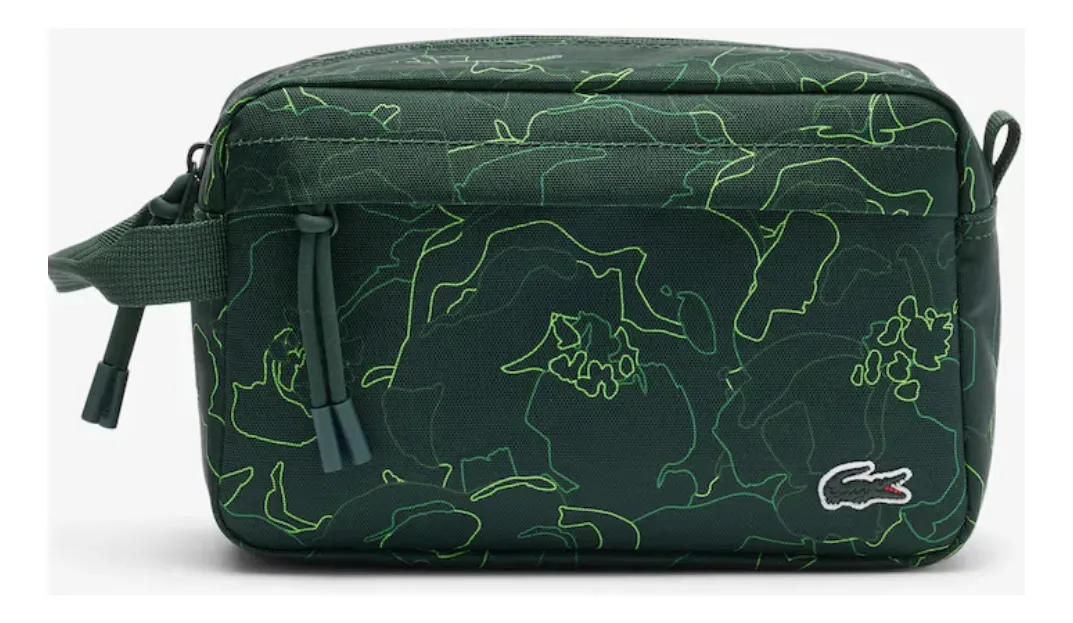 Bolsa de higiene Lacoste Holiday Nu4694hn Bolsa de higiene verde lisa