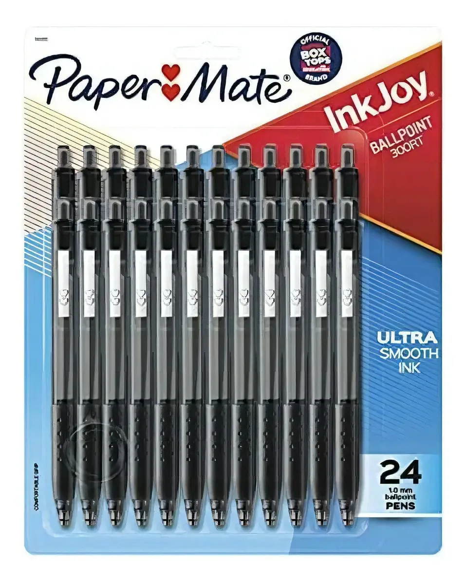 Canetas Paper Mate — Conjunto de canetas (pacote com 24), Co