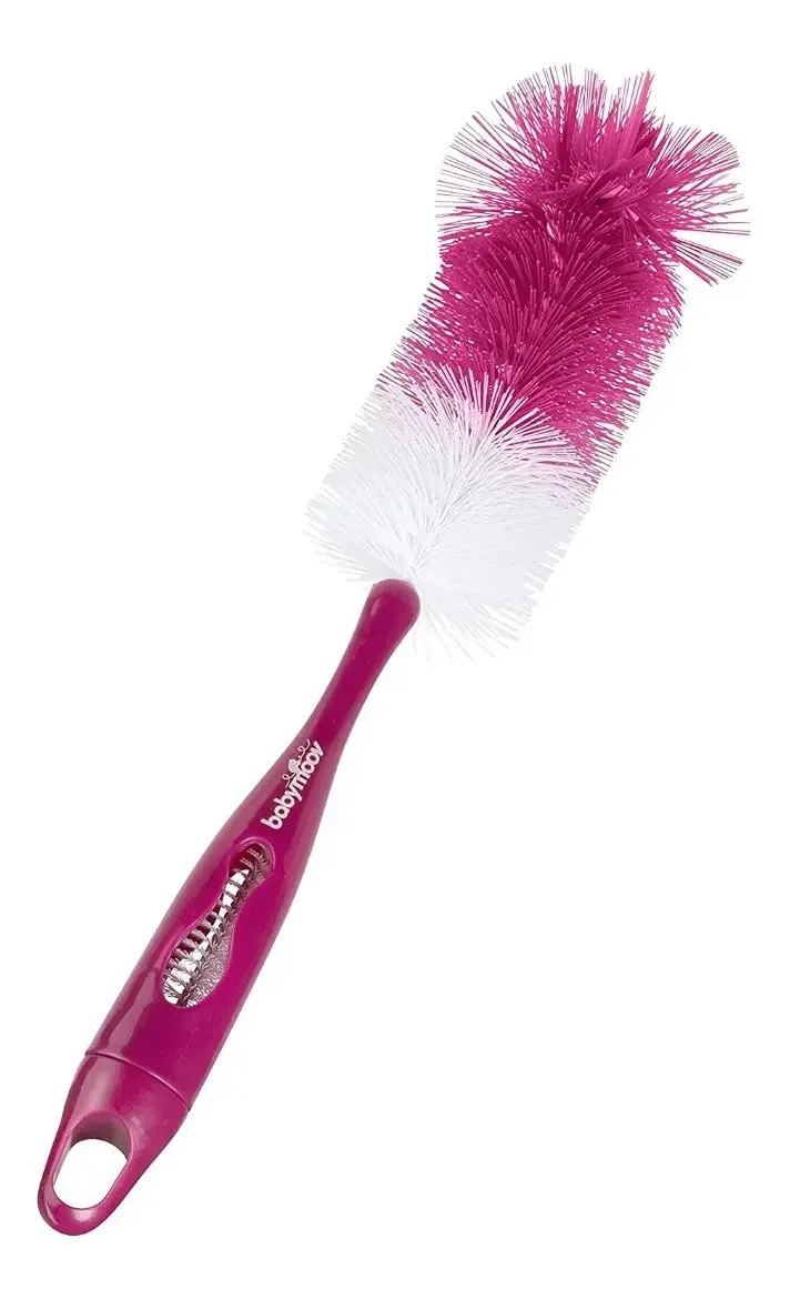 Escova de limpeza de mamadeiras e tetinas Babymoov A006004 Violet 2 em 1