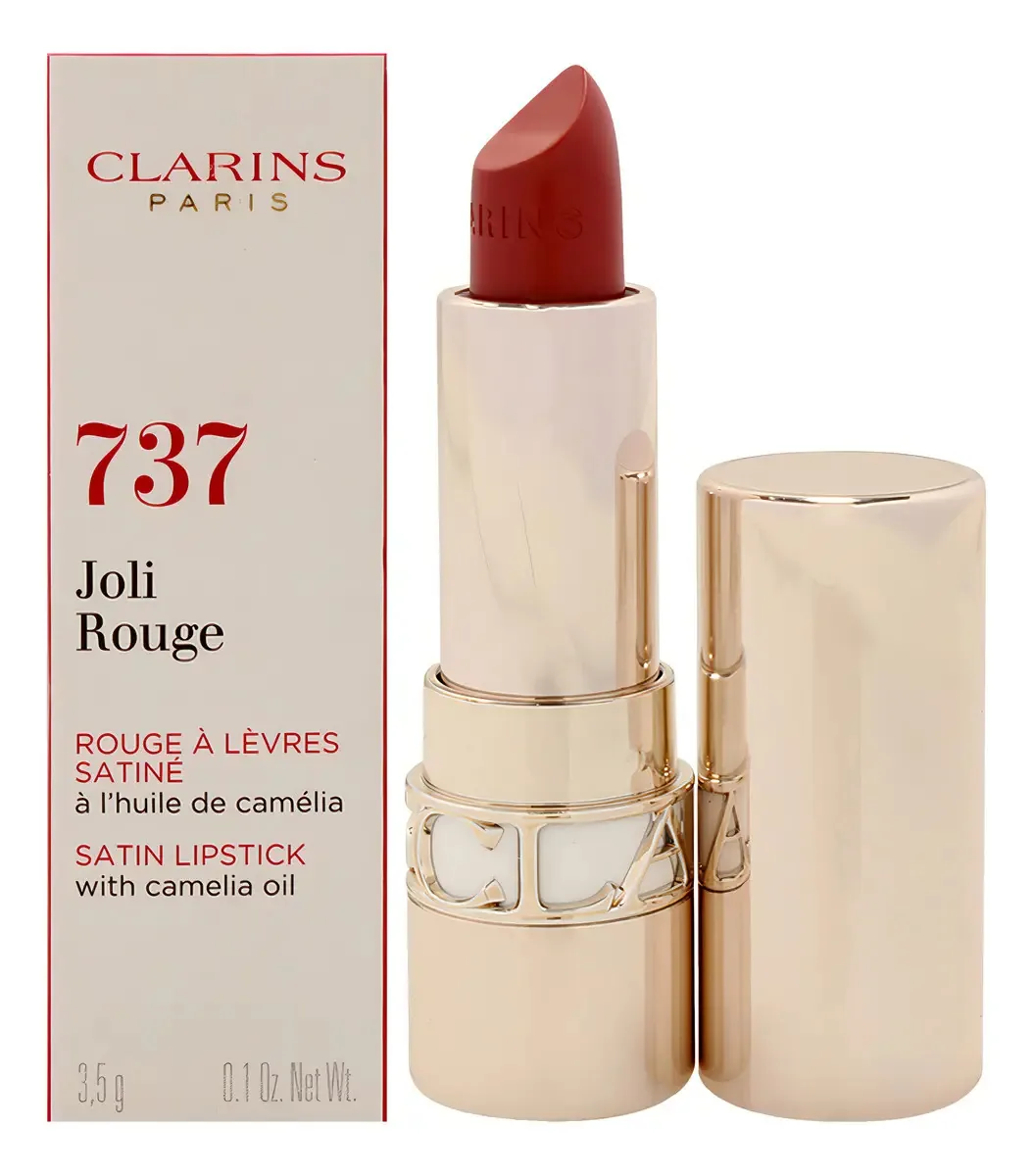 Batom Bastão Acetinado 737 Spicy Cinnamon Clarins