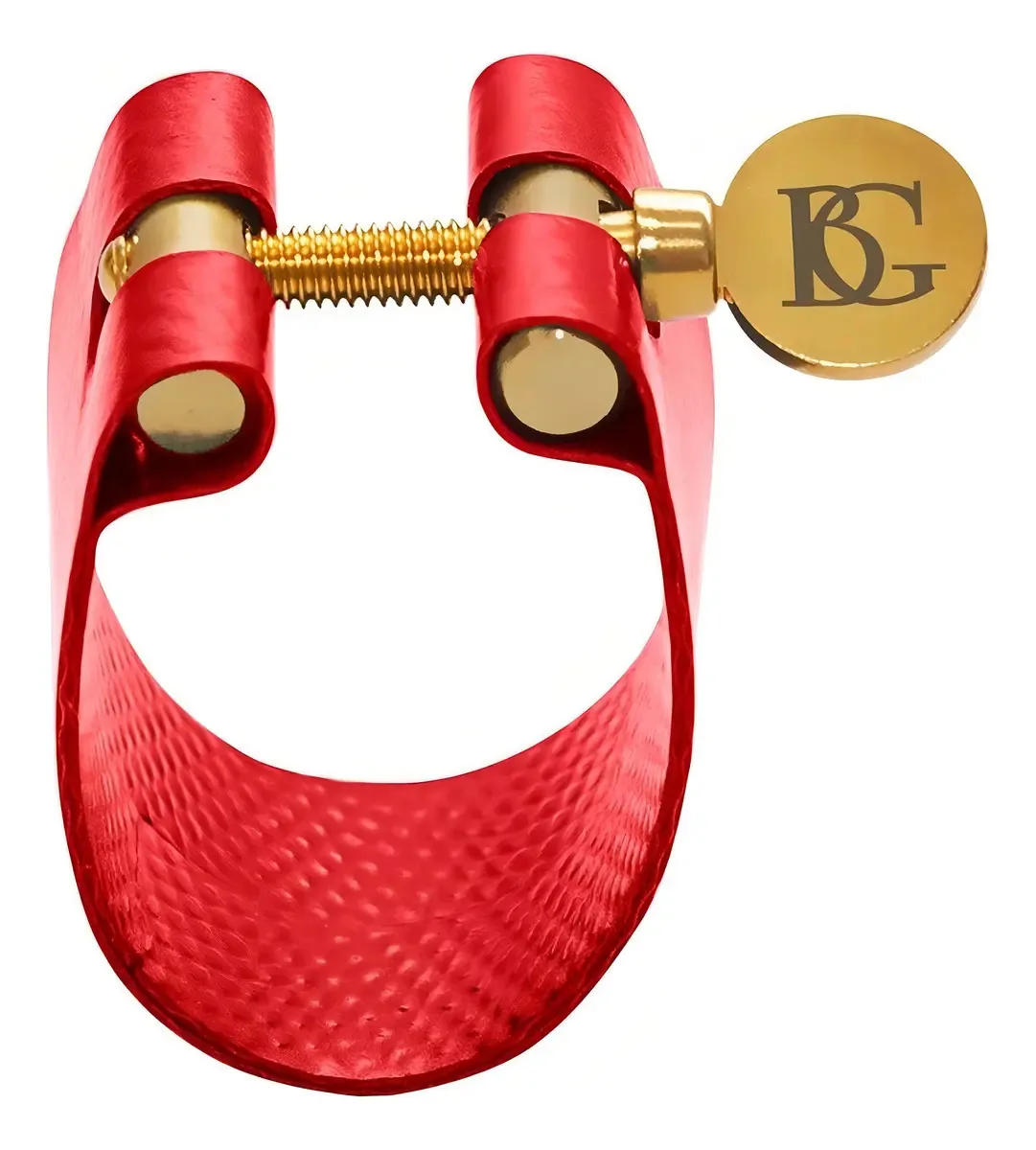 Braçadeira de bocal de sax alto flexível vermelha Bg Franc Lfa9