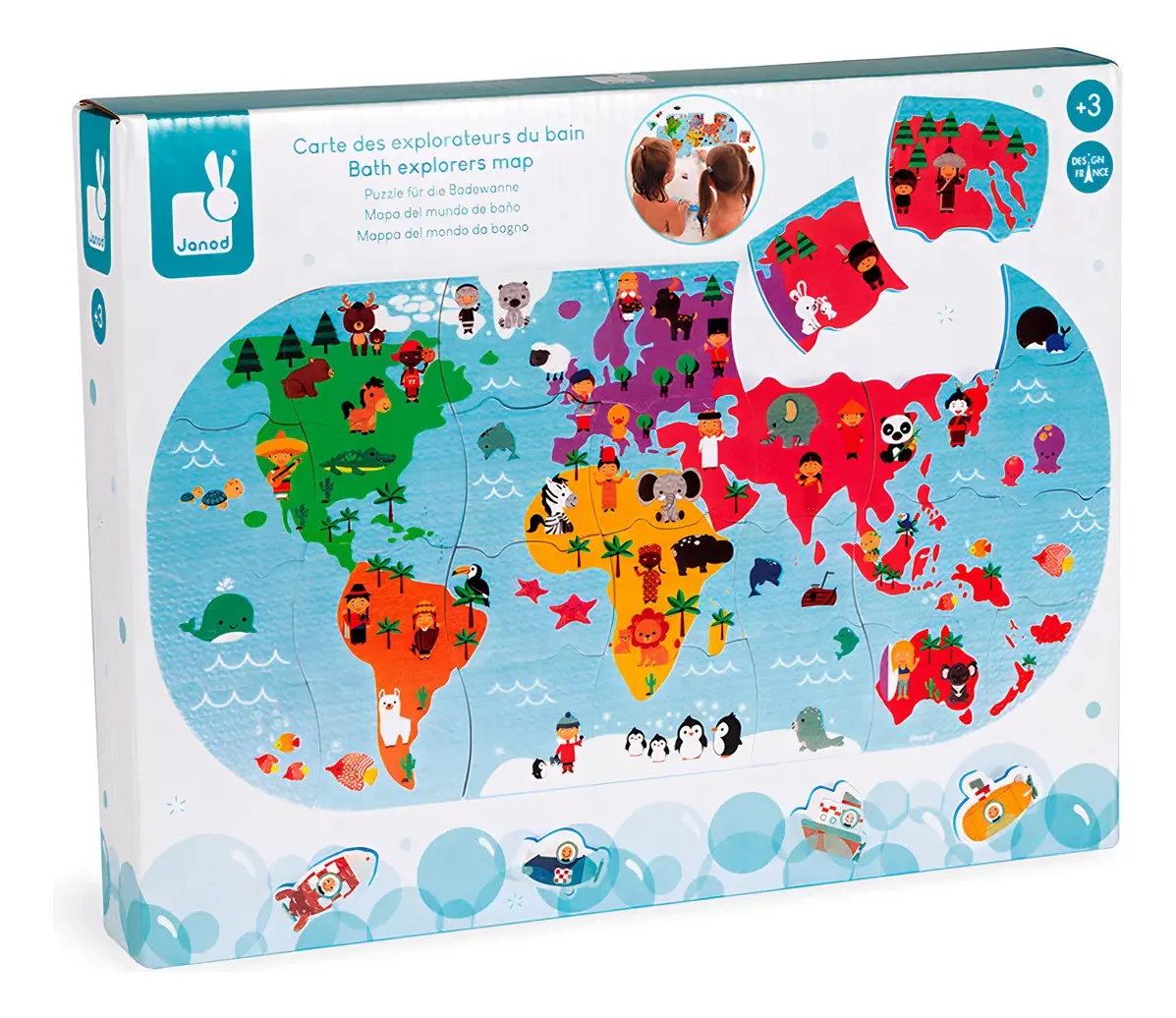 Mapa Mundial do Banheiro Janod