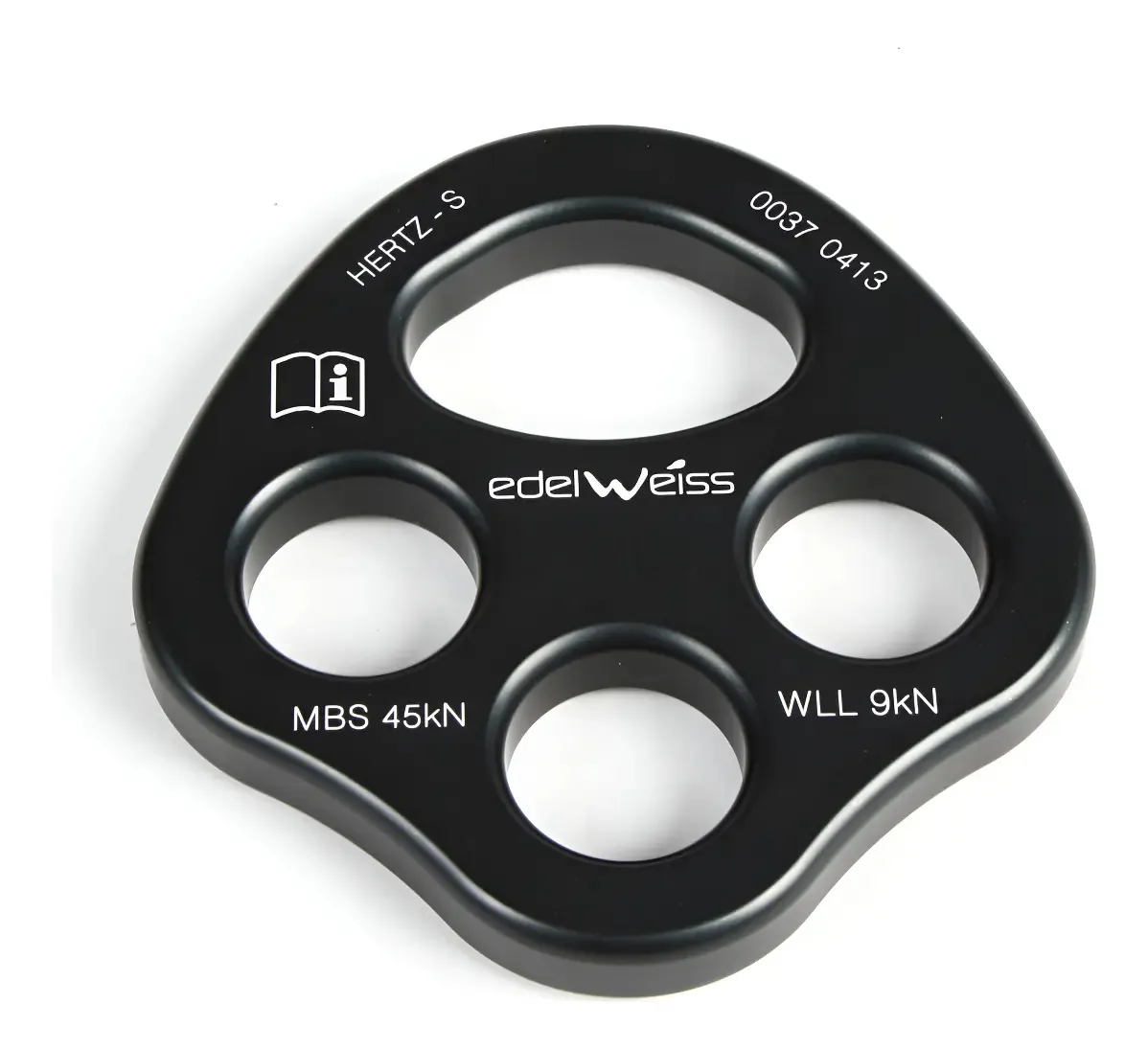 Placa de ancoragem múltipla Edelweiss Hertz Paw - S 1/3, cor cinza