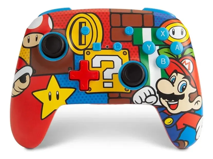 Controlador sem fio para Nintendo Switch Mario Pop Powera