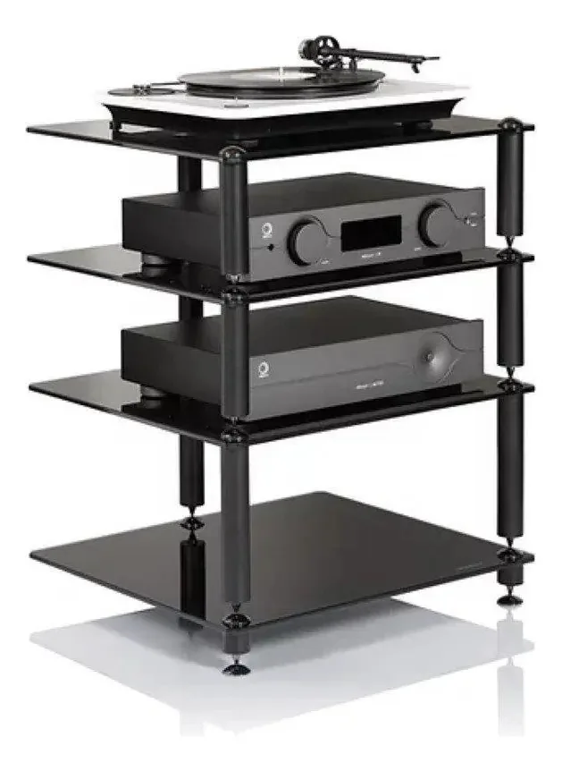 Rack Norstone Hifi Bergen 2 Com Prateleira De Vidro