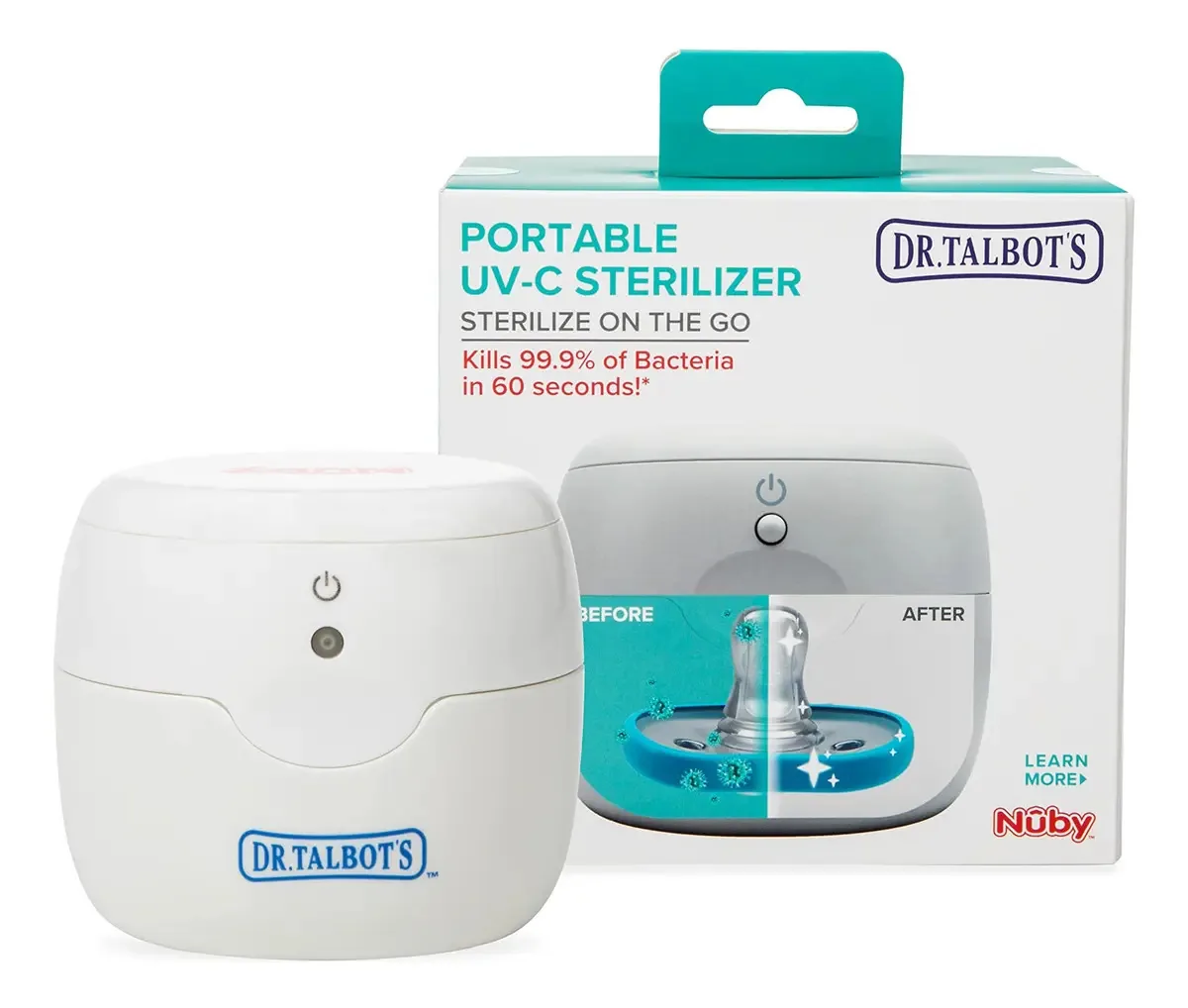 Esterilizador Portátil UV-C Dr. Talbot's Para Chupetas e Mais