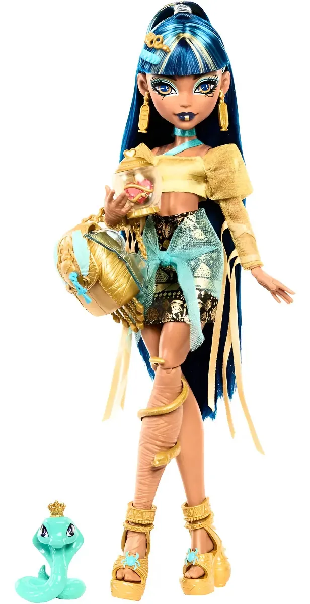 Boneca Monster High Cleo De Nile, Inclui Acessórios E Muito