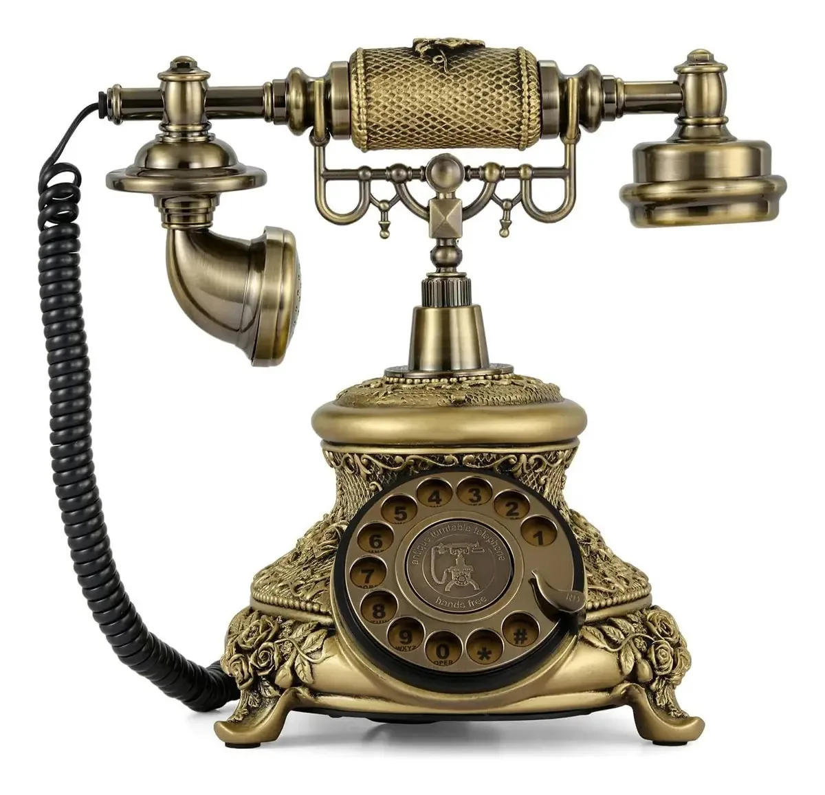 Telefone vintage Dyna Vintage Telefone rotativo antigo