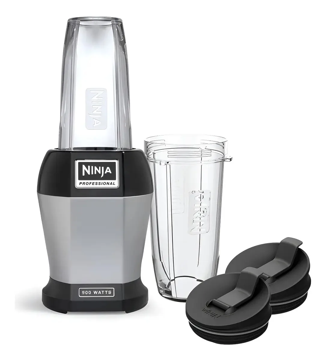 Liquidificador pessoal para sucos e batidos, 900 w, 2 xícaras pretas