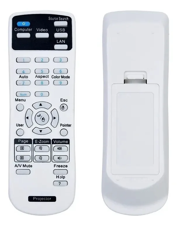 Controle remoto 1599176 para projetor Epson The White Models