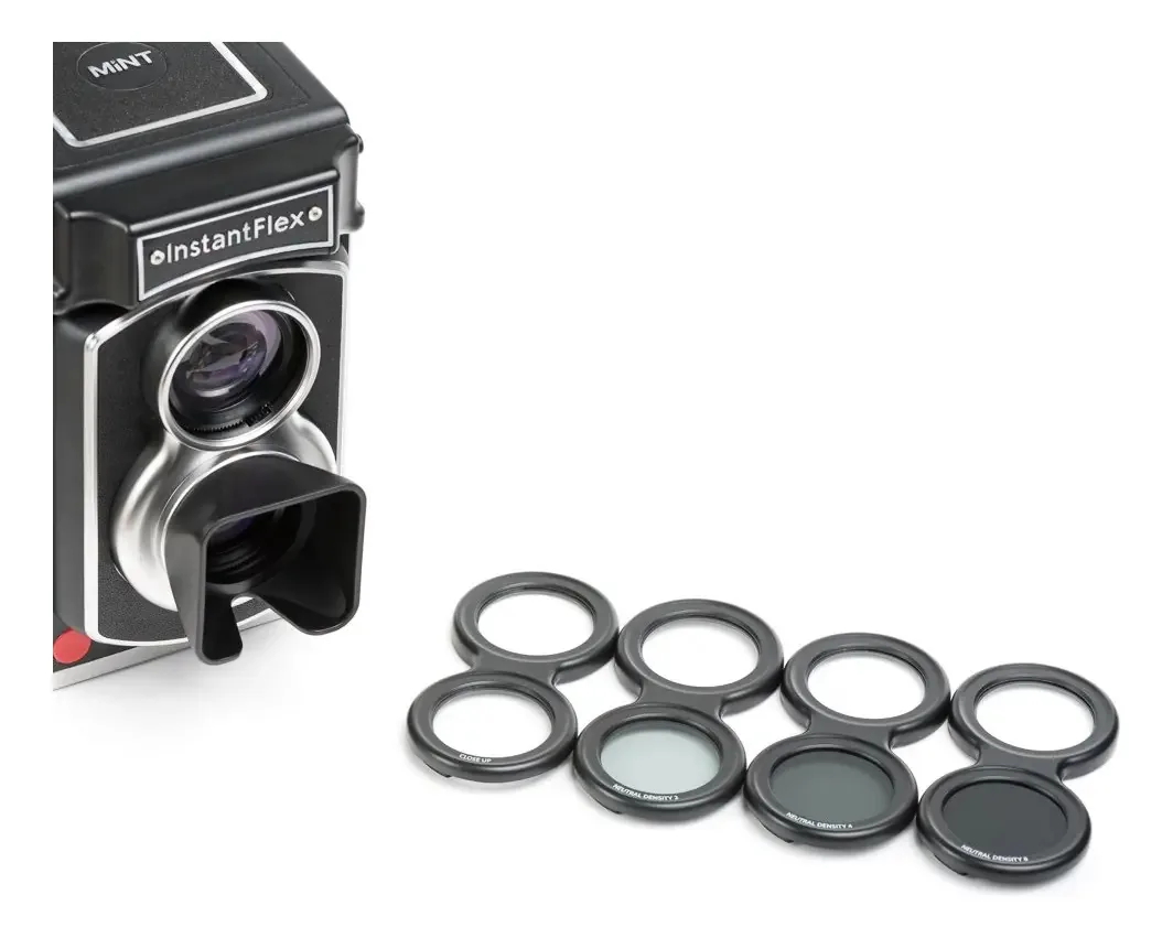 Parasóis Mint InstantFlex Retangular Plástico para Lentes - Ideal para Fotografia e Vídeo, Proteção e Estilo.