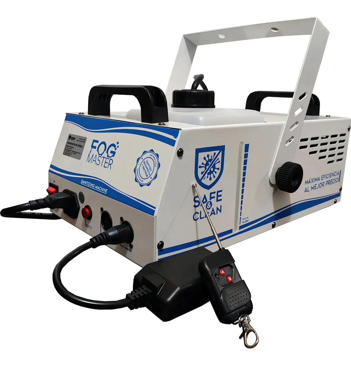 Máquina de fumaça desinfetante Superbright Fog Master 1500w, cor branca