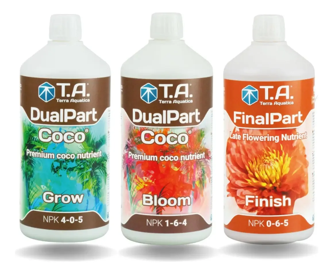 Fertilizantes Terra Aquatica Kit Dualpart Coco + Finalpart