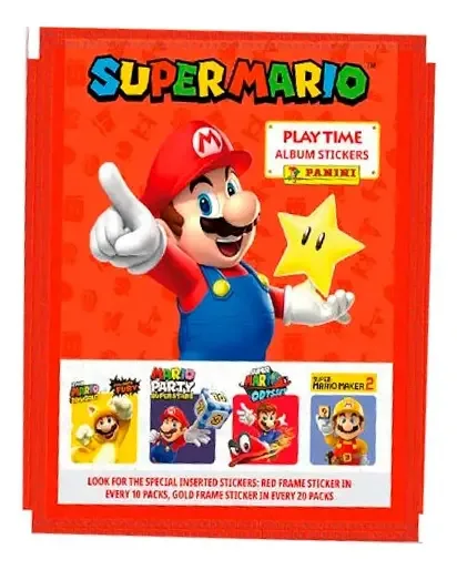 20 envelopes de álbuns de Super Mario