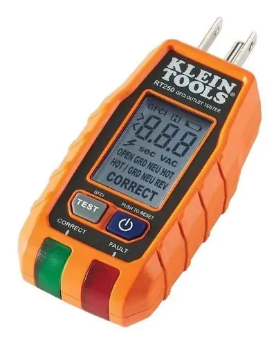 Gfci - Receptáculo de teste com display LCD para soquetes E