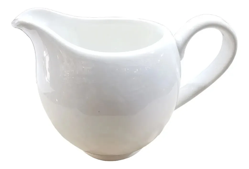Molho de laticínios de porcelana X 1 unidade 320 ml branco