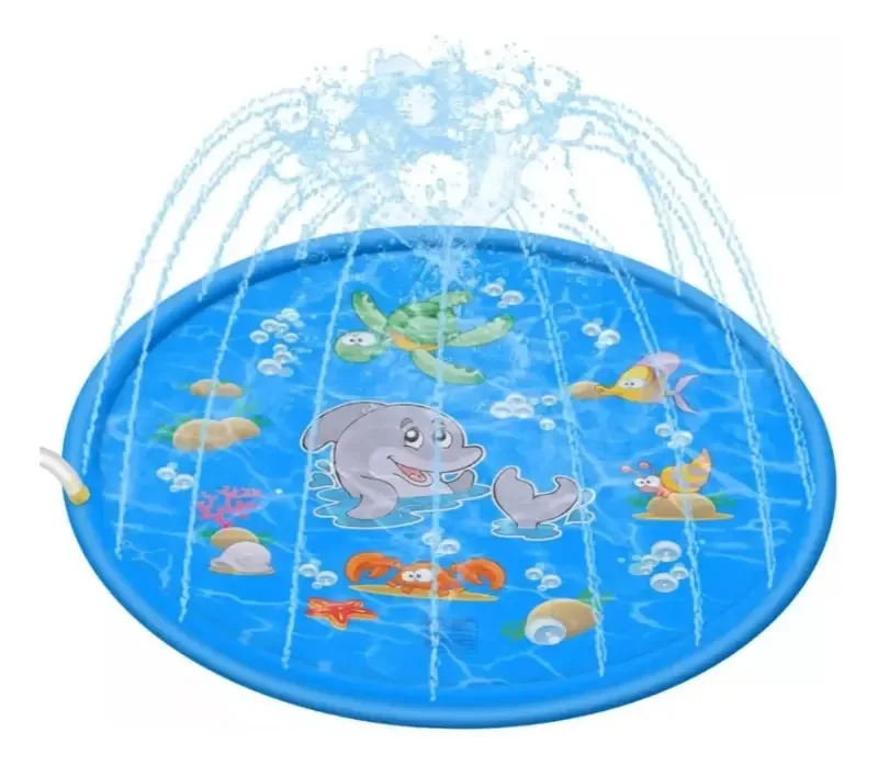 Piscina inflável inflável inflável para crianças TUOMO TUOMO-0033 Bolsa azul 10L