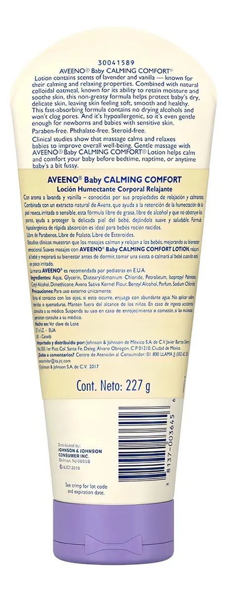 Crema Aveeno Baby Calming Comfort 227 g