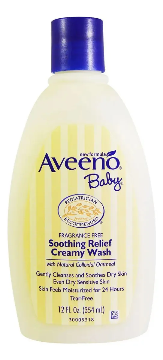Aveeno Baby Sabonete Cremoso Calmante E Aliviador 354ml