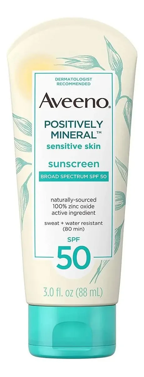 Aveeno Loção Proteção Solar Diária Pele Sensível Sunscreen