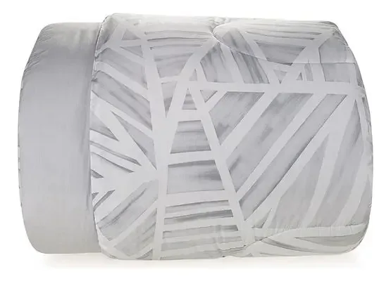 Edredom Karsten Habitar Edredom Moura casal diseño triângulos color cinza triângulos de 250cm x 220cm
