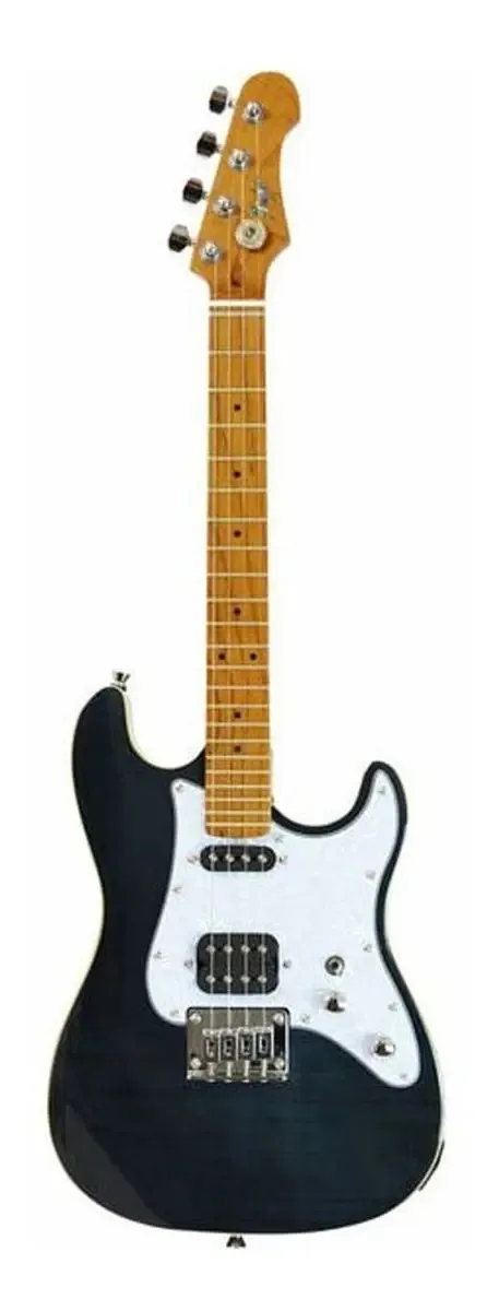 Ukulele elétrico transparente Flight Pathfinder Tilo Black