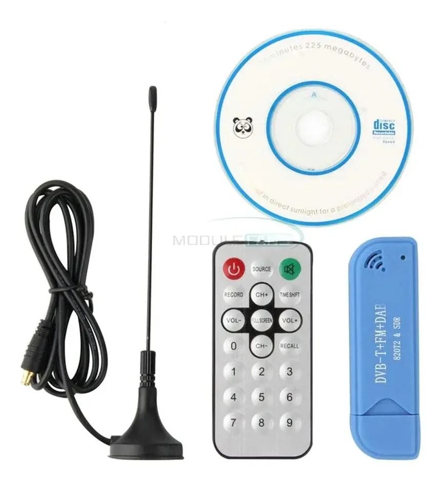 USB 2.0 Digital DVB-t SDR+DAB+FM Hdtv Tv Tuner Receiver Stick RTL2832u+ R820t2a