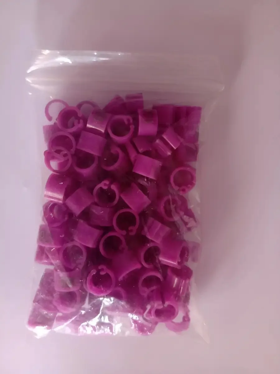 Anilhas marcação Anilhas Coloridas Roxo 100