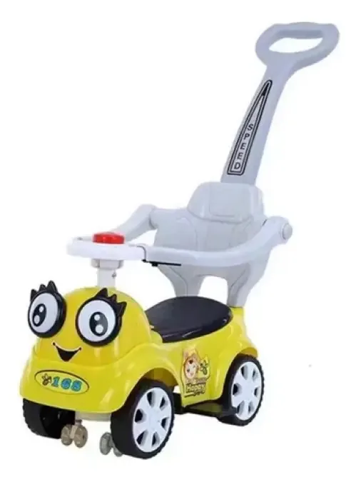 Corredor amarelo para bebês com guia - 114077