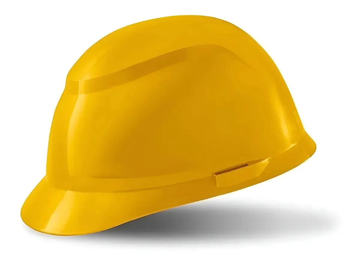 Capacete Camper Avant Em Politileno Amarelo Classe G 6 Pontos Encaixe CA 34.414