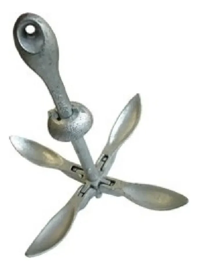 Ancora Em Aço Galvanizado Grapinel Folding Dobravel 3,2 Kg