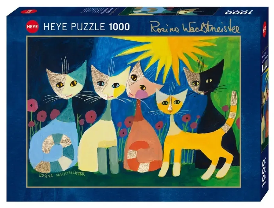 Quebra-cabeças Cats Colourful Company Wachtmeister Heye