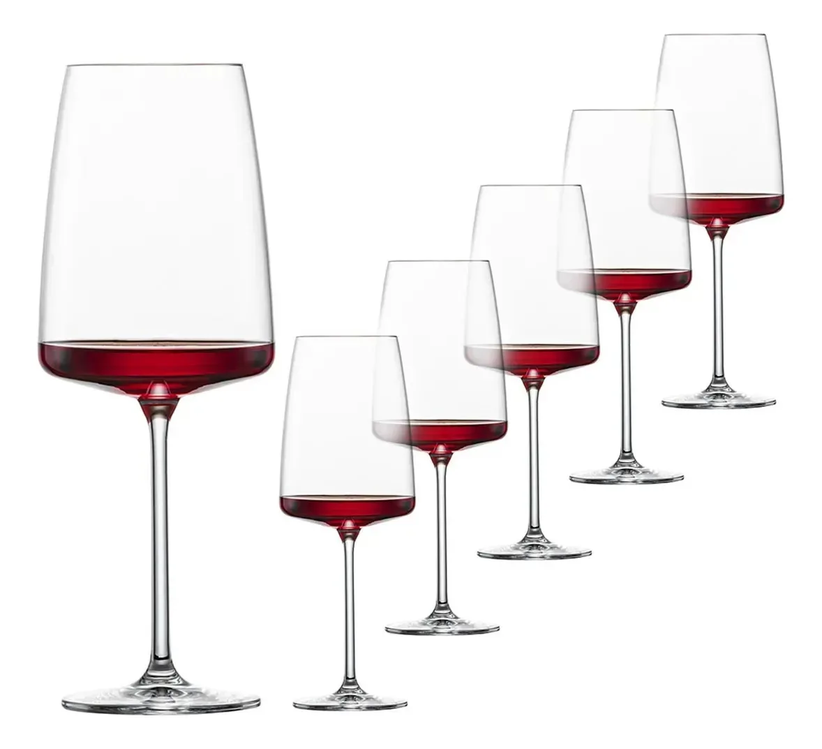 Jogo 6 Taças Cristal Tritan 535ml Vinho Schott Zwiesel Sensa Bordeaux