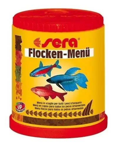 Ração Alimento Peixes Aquario Sera Menu Granulat Mix 32g
