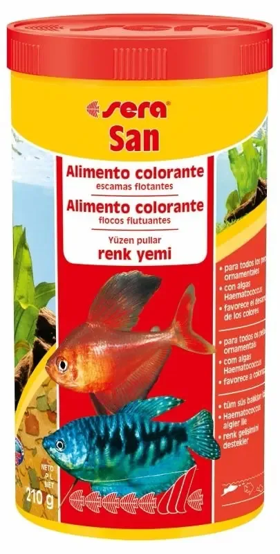 Ração Para Peixe San 210g Sera