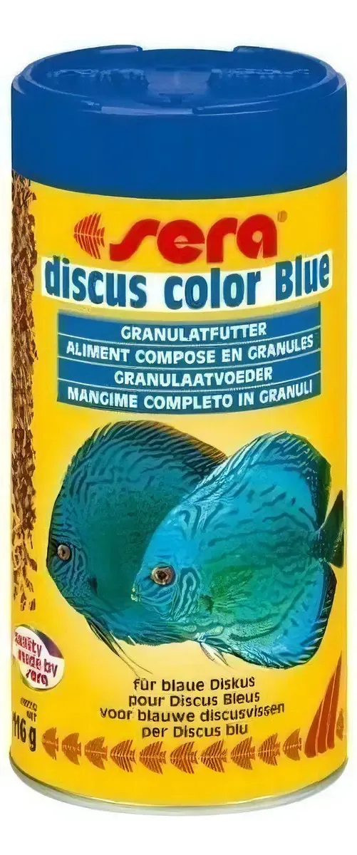 Ração Alimento Peixes Aquário Sera Disco Color Blue 116gr