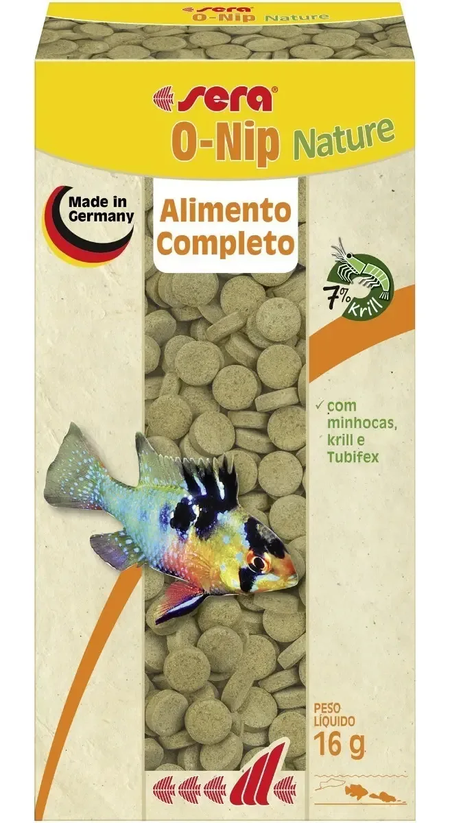 Alimento para Peixes Sera O-nip 24 Tabletes