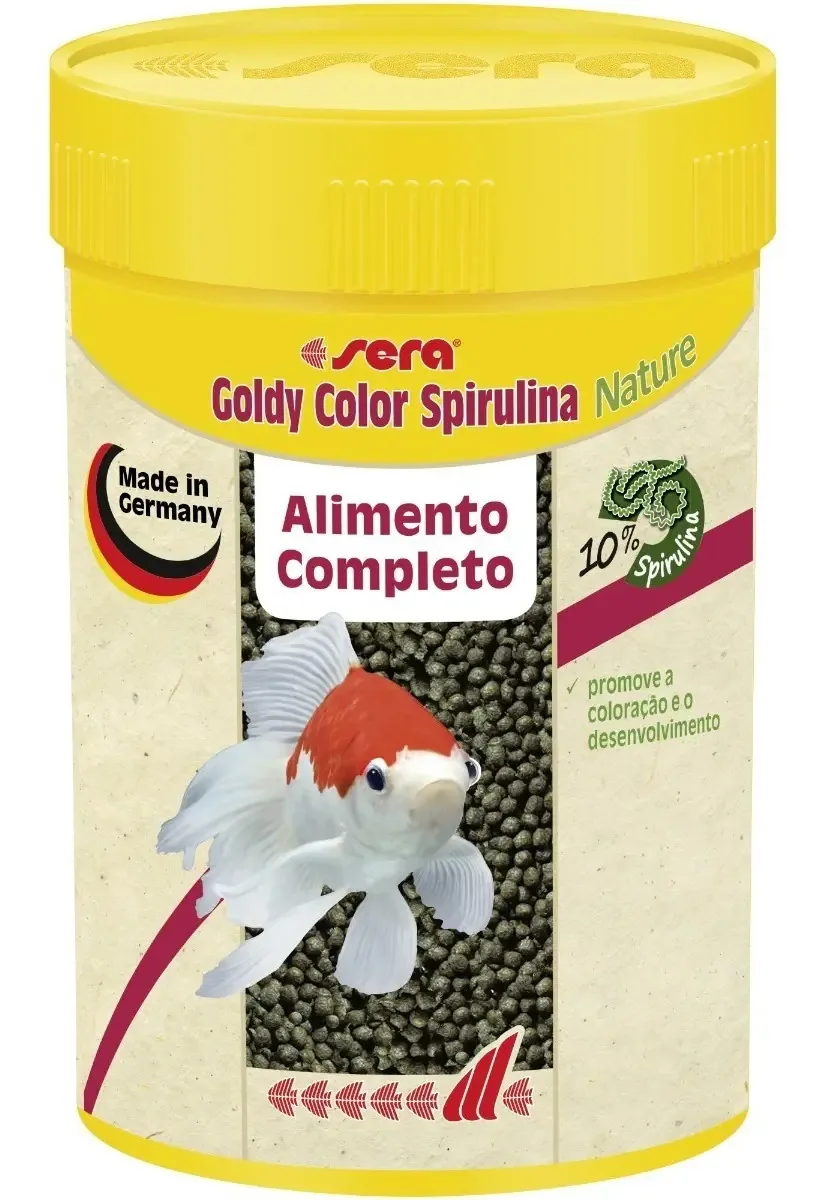 Racao Sera Goldy Color Spirulina Nature 39g