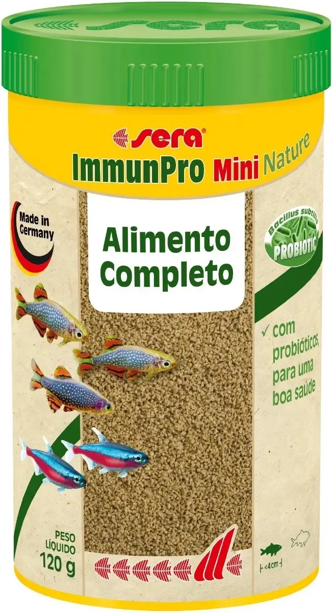 Racao Sera Immunpro Mini Nature 120g