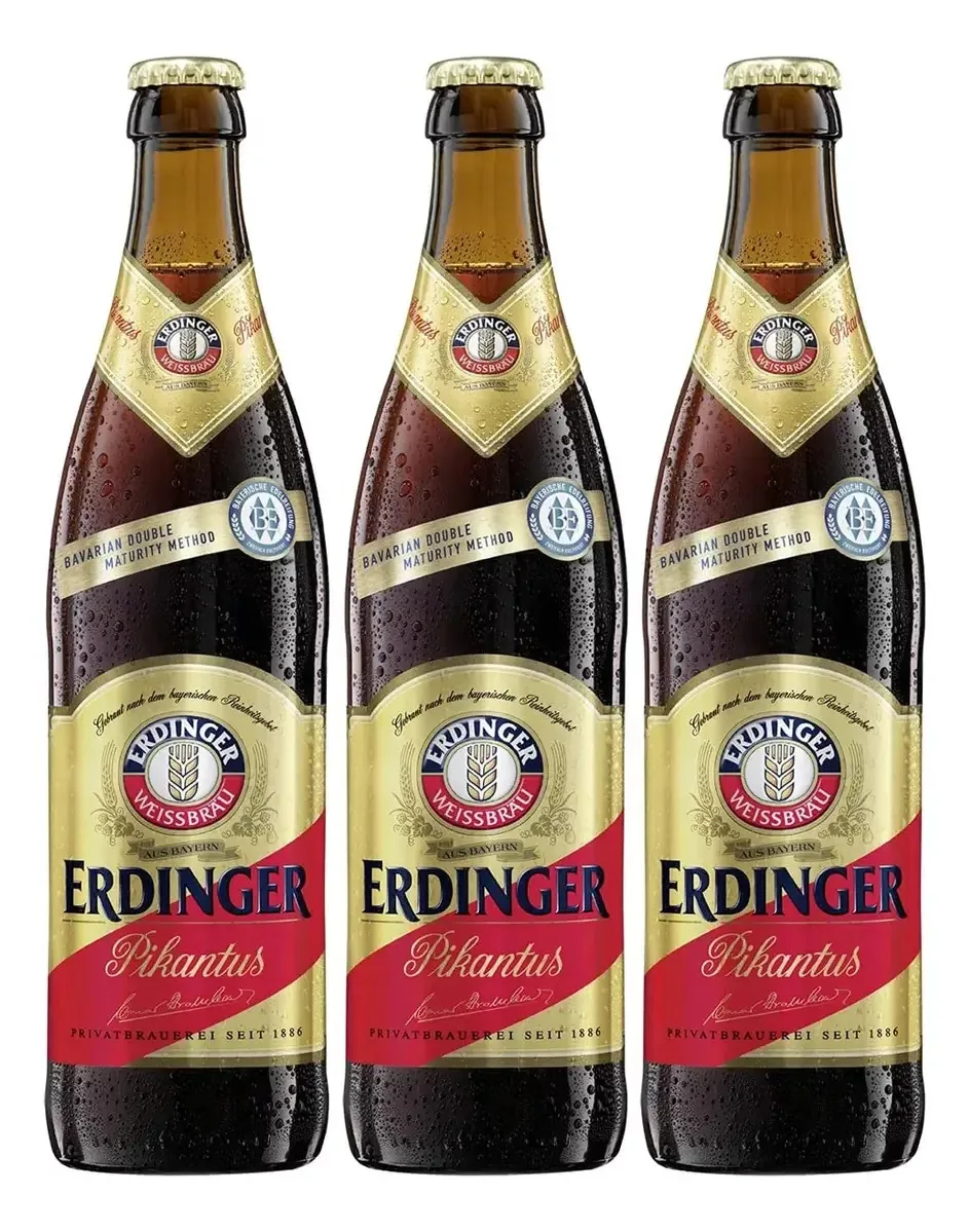 Kit 3 Cervejas Erdinger Pikantus 500ml
