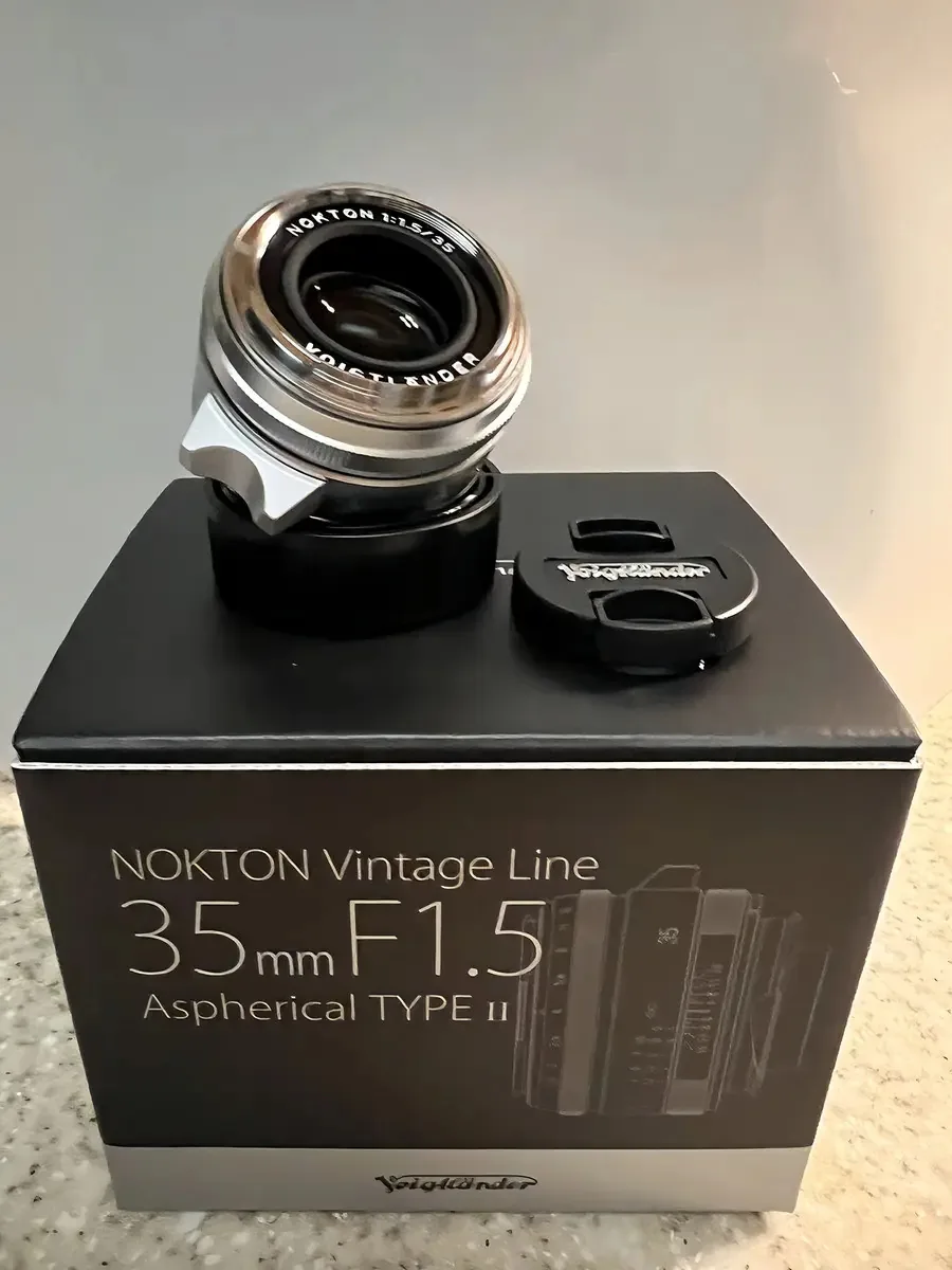 Voigtlander 35 Mm F1.5 Nokton Asférico Tipo Ii Prata Vm