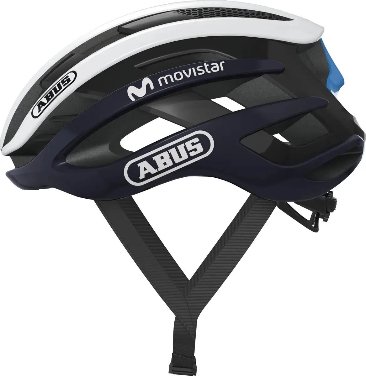 Capacete de ciclismo de estrada Airbreaker Color Team Movistar 2020 tamanho S