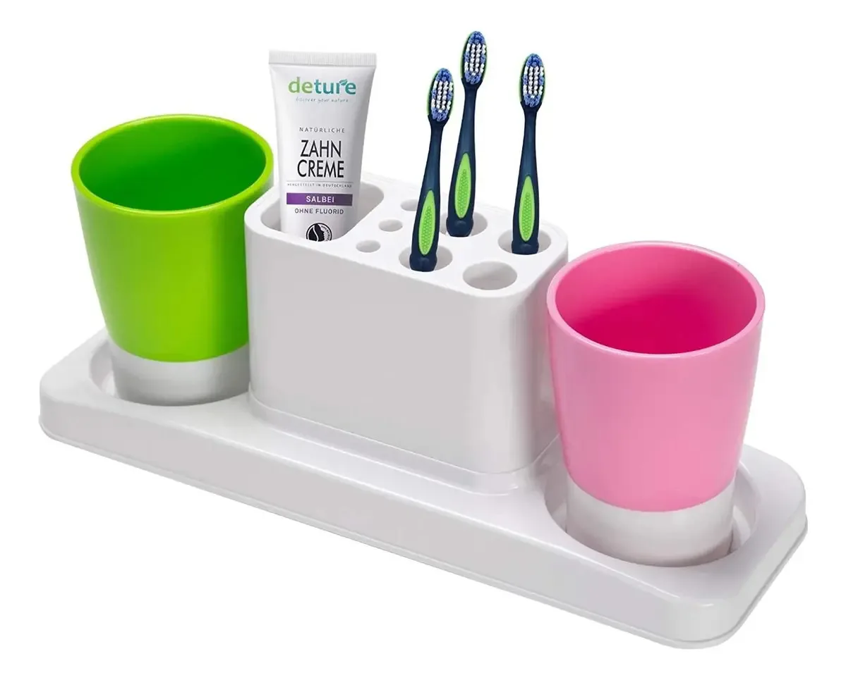 Organizador de porta-escovas de dentes para bar