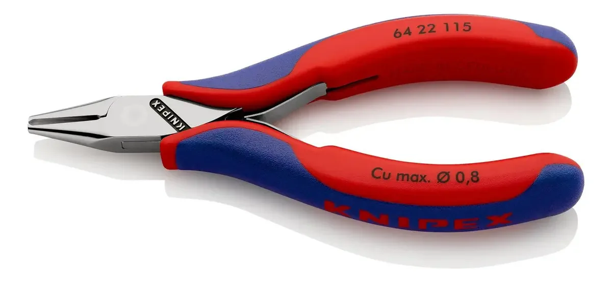 Alicate de corte Knipex Alicate de corte frontal para eletrônicos cor cinza