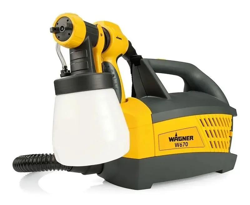 Pistola Pulverizadora Elétrica Pintura Wagner W670 Cor Amarelo Voltagem