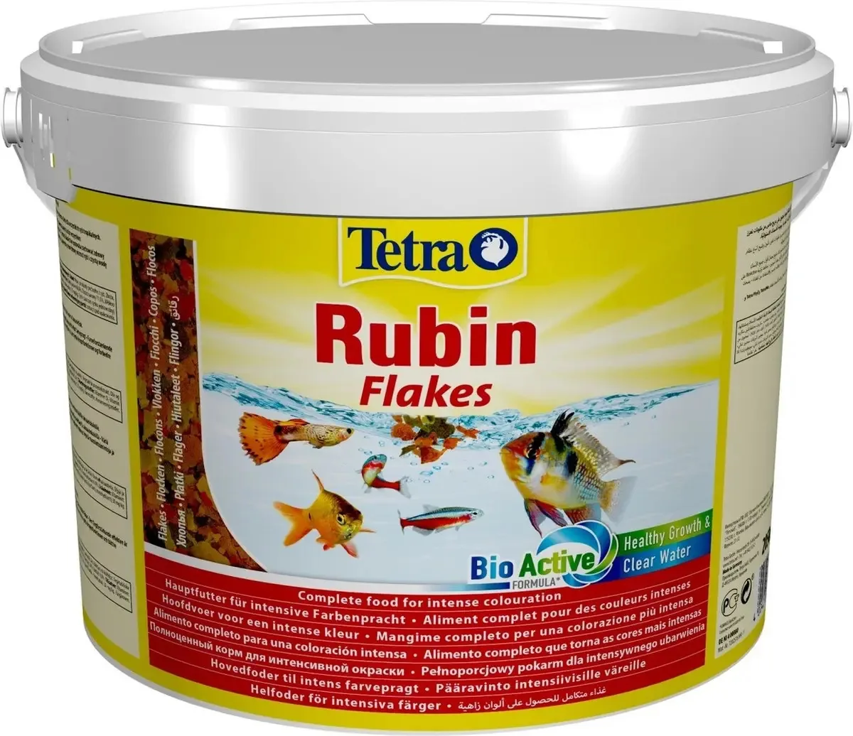 Racao Tetra P Peixes Rubin Flakes Mr 10l