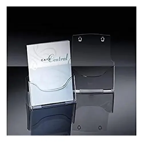 Suporte de literatura de mesa em acrílico Sigel Lh110, com