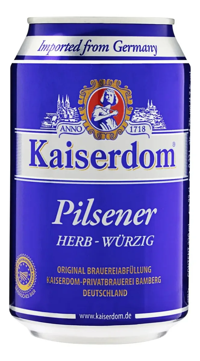 Cerveja Kaiserdom Pilsener lata 330ml